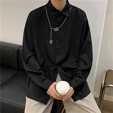 长袖衬衫春款男港风潮流C607P34，男装衬衫，星座1116-2