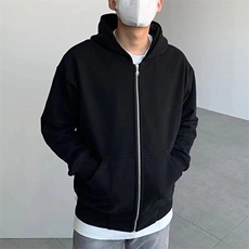 抖音得物品质二开26春装男女美式高街结构双拉链开衫卫衣外套，女装短外套，电商A486