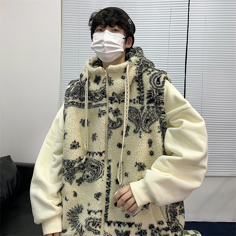 羊羔毛加厚马甲棉袄背心冬季加棉棉衣MJ200*P78控98，男装背心/马甲，星座227-2