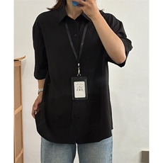 新中式国风短袖衬衫男夏季潮牌纯色简约冰丝速干宽松痞帅衬衣外套，男装T恤，星座301C-5