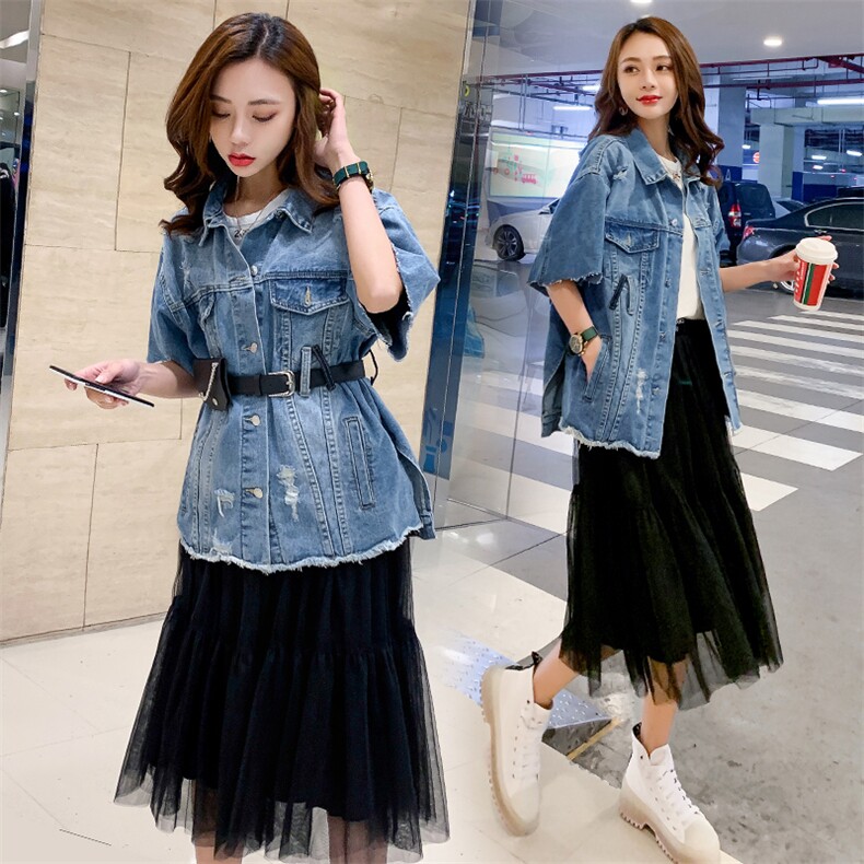 2021年春季时尚潮流舒适简约个性纯色牛仔外套，女装牛仔外套，钱塘布衣