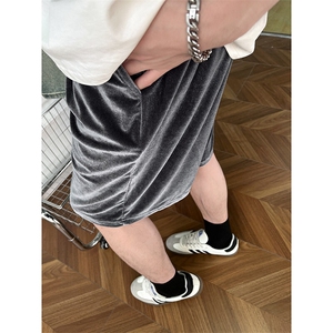 A178 男女同款冰丝速干短裤休闲夏季外穿宽松休闲裤DK161-P28图片
