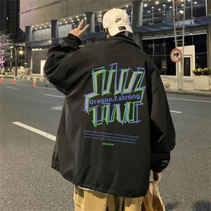 ！22秋季新款宽松大码港风几何夹克外套JK1620-P50控68图片