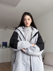 日系复古工装户能连帽冲锋衣外套男女防风三合一可拆卸JV33-P100，男装工装外套，星座1109-3