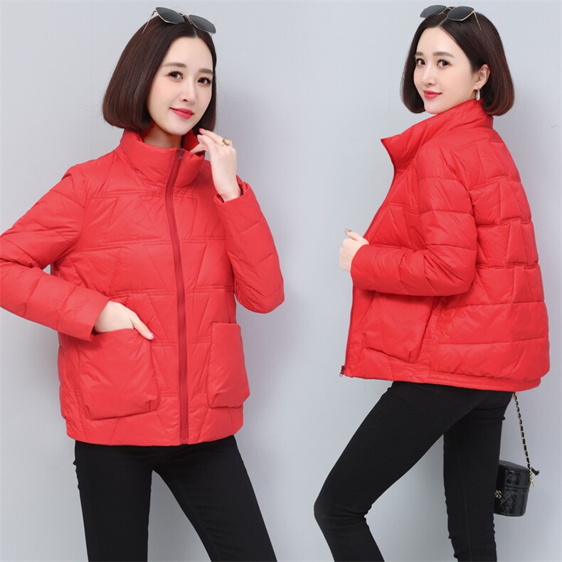 立领羽绒棉衣棉服女冬2022新款休闲小棉袄小个子冬装外套,女装棉衣/棉服,涵誉