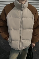 (大量现货）冲量款撞色款高品质立领棉衣外套TBMY07-P60特价，男装棉衣，星座1315