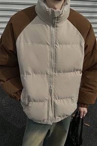(大量现货）冲量款撞色款高品质立领棉衣外套 TBMY07-P60特价图片