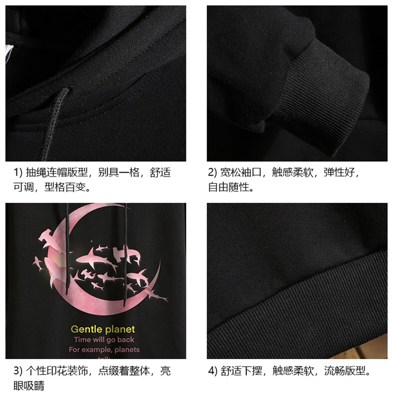 WY2209-P35加绒款-P40纯连帽卫衣男大码运动帽衫宽松薄砖墙,男装卫衣,电商A040A