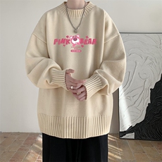 半高领毛衣男士大码针织衫男毛线衣男M18329-P45加绒款-P65，男装针织衫/毛衣，电商A040