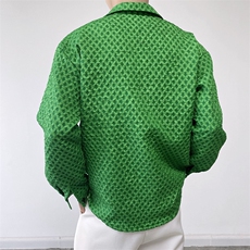 夏季休闲西装领西服宽松防晒服多巴胺轻熟风男装西服衬衫106P80，男装衬衫，星座901-1（原C217）