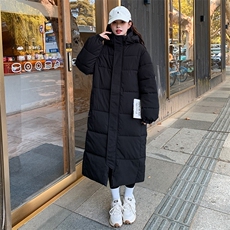 8818#光版高品质手塞棉中戏长款棉服男女同款面包服，女装棉衣/棉服，星座1210-1