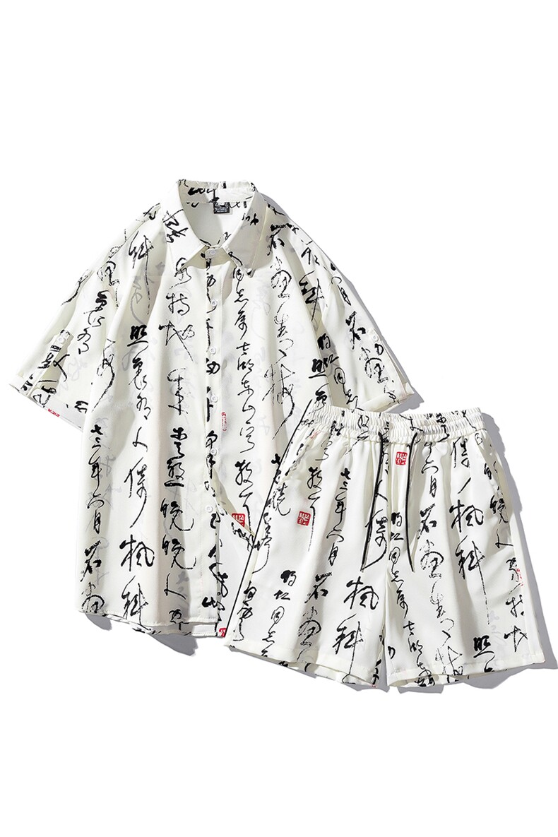 1毛笔字套装TZ77836特P50衬衫DCS77837特P30DK77838特P20套装控98,男装衬衫,星座226-2