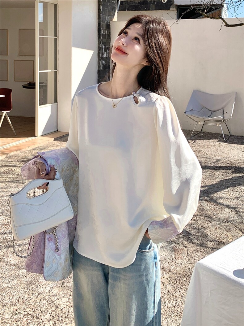 紫色高级感撞色刺绣风马甲小衫套装两件套女早春秋两面穿马夹,女装短外套,艾米莉亚
