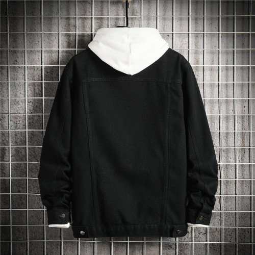 jk609-p48-限价68网格牛仔夹克肥仔秋款量足印花大码，男装夹克，星座103A