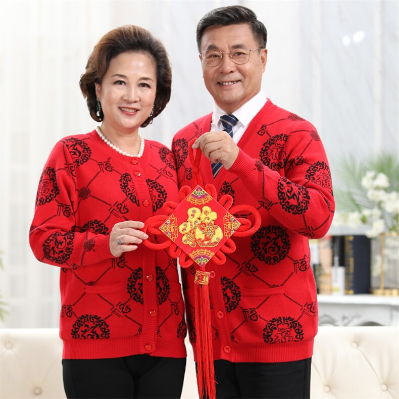 简约通勤常规2025年秋季中老年情侣菱福，女装针织衫/毛衣，亚东羊绒制品