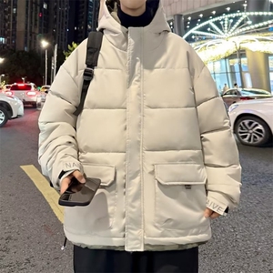 男秋外套年新款潮流羽绒棉服高领加厚潮牌工装棉袄棉衣TT9938 P80图片