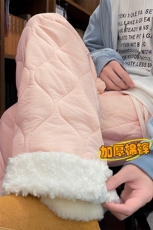 特批P45无差价冬抖音羊羔毛菱格夹棉中性阔腿棉裤K5613J加棉，男装休闲裤，电商A001-1