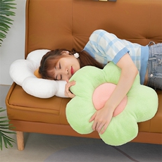 予朵玩具 兔毛花朵坐垫