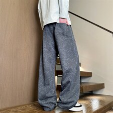 XZ616春季重磅新款扎染美式趣味刺绣休闲长裤K26002特P35，男装休闲裤，星座512A（原616）