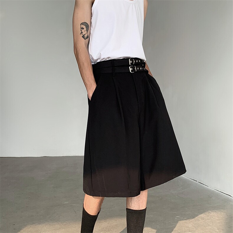高级感西裤休闲裤男士夏季韩版百搭五分裤中裤宽松直筒裤DK932P75,男装西裤,星座512-1（原513-3）