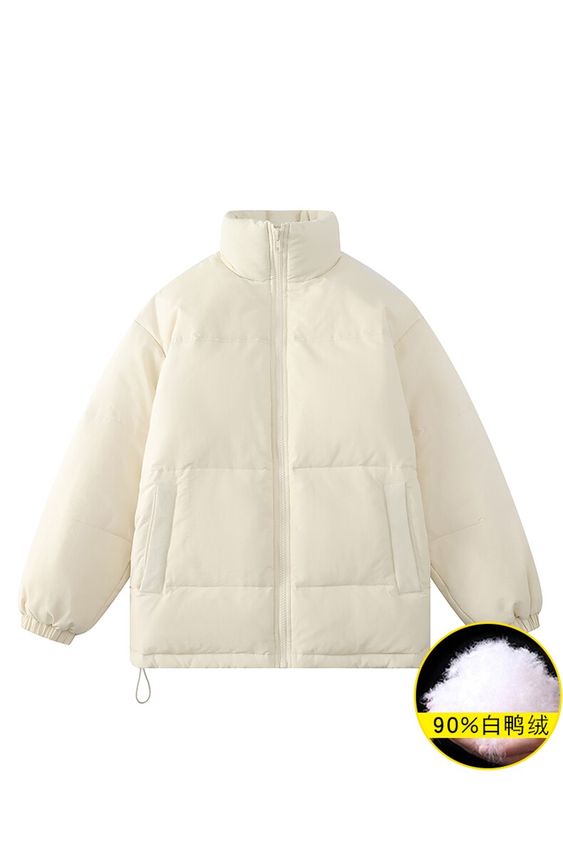 25冬季休闲纯色百搭男女舒适宽松羽绒服潮牌帅气外套28351-特P180,男装羽绒服,电商B306