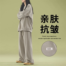 潮牌高街休闲加绒运动外套两件套装TZ813-常规特批98加绒特批118，男装休闲套装，星座718