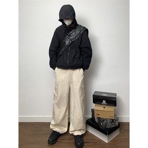 B221 美式ins街头hiphop宽松工装休闲裤子 LK23122-P65 控88图片