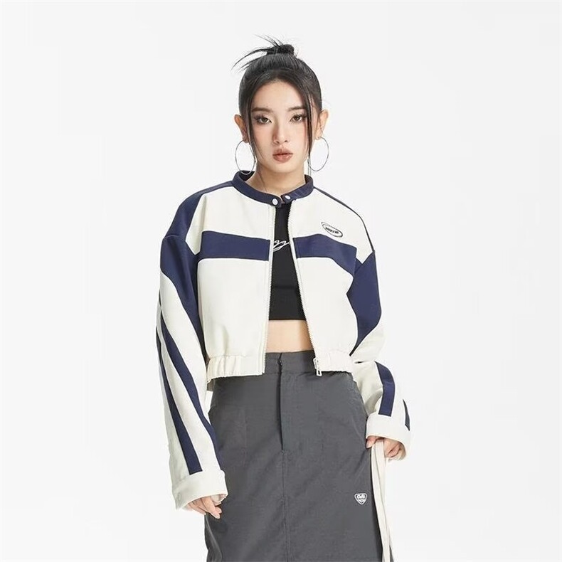 2025秋季新款美式风街头棒球服休闲短外套时尚减龄洋气夹克上衣,男装夹克,星座1210-1