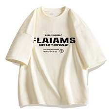 可设48小时发货支持抖音得物来样二开230克重磅美式短袖t恤MT386，男装T恤，电商A486-1