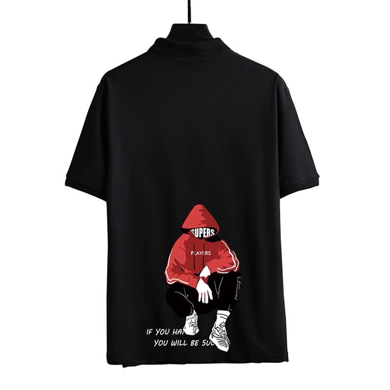 PL57051-P35翻领短袖polo衫男大码胖子半袖t恤男有领保罗衫,男装Polo衫,电商A040A