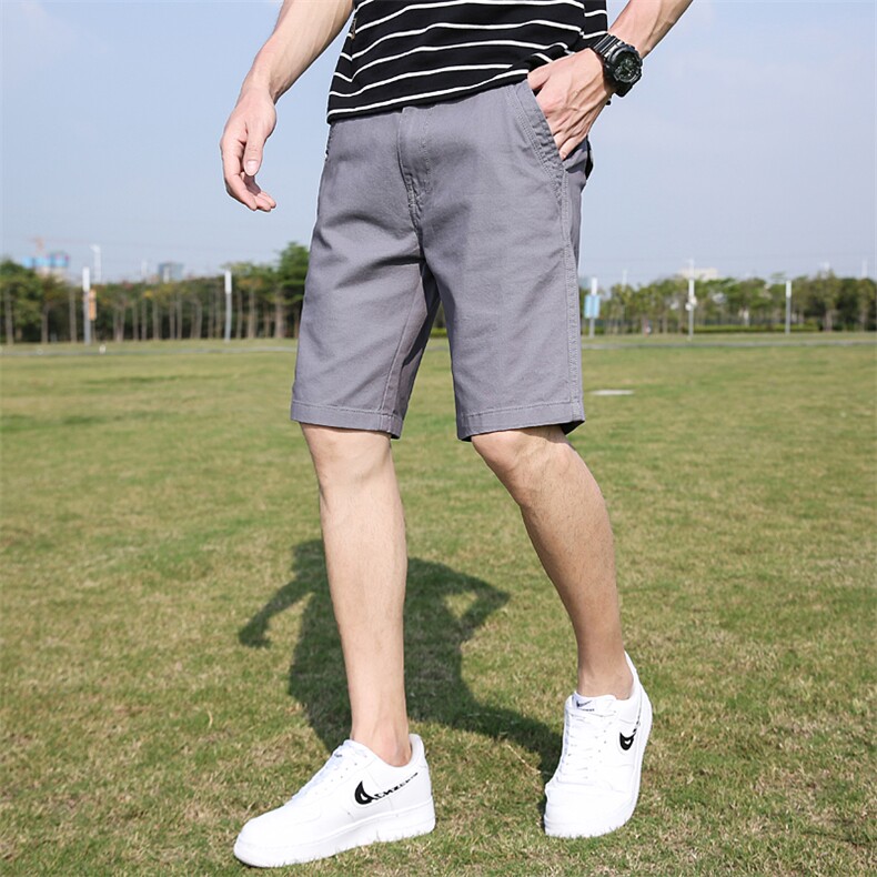 BGW2204男士2024夏季新款青年免烫短裤中腰运动休闲宽松沙滩裤,男装牛仔裤,电商B360