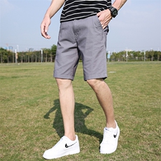 BGW2204男士2024夏季新款青年免烫短裤中腰运动休闲宽松沙滩裤，男装牛仔裤，电商B360