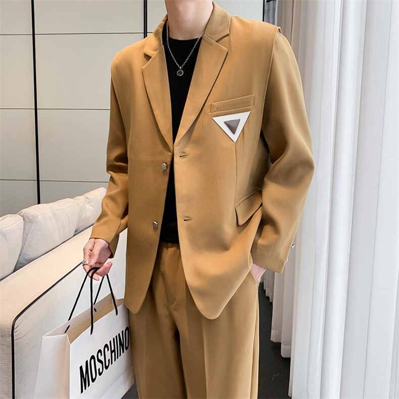 春秋款西服西裤套装两件套A328-2282-P170-K259,男装西服,星座406