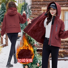 2024年冬季新款加绒派克服时尚棉服高端加绒派克服时尚潮流，女装棉衣/棉服，悦祺