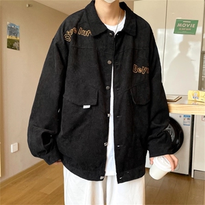 春秋季百搭休闲宽松灯芯绒夹克男士 JK152-P60图片