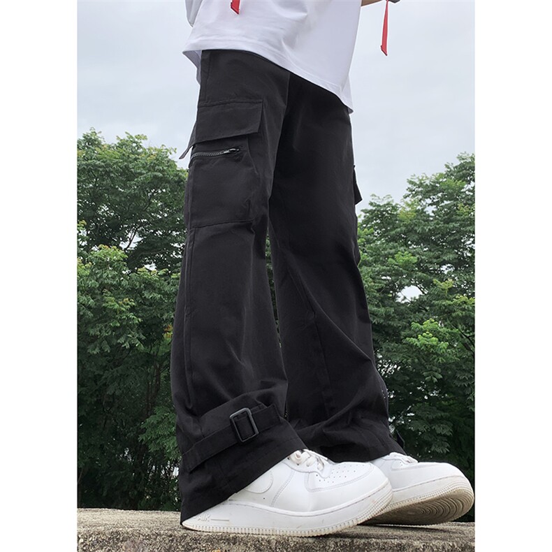 B221美式ins街头hiphop宽松休闲多口袋工装裤子LK23120-P65控88,男装休闲裤,电商B221