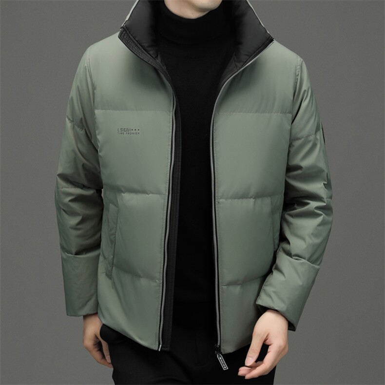 BZY2326钱塘2020-2百搭时尚休闲简约冬季厚款中年男士羽绒服P175,男装羽绒服,钱塘207-2