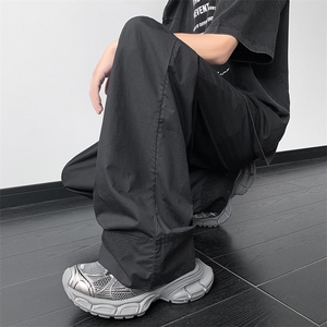 抖音品质 设计感阔腿速干高级感个性休闲裤长裤XZ221-1/K1601/P55图片