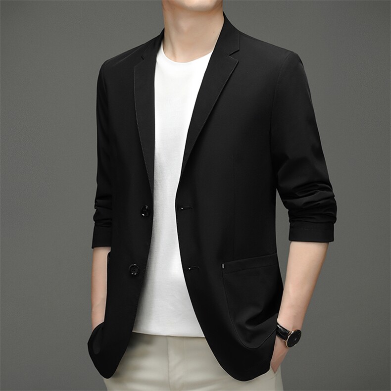 2024新款春秋季轻休闲西服男韩版商务休闲防晒小西服帅气潮流,男装西服,钱塘6003（原4033）