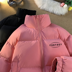毛毯 新款秋冬时尚字母印花休闲立领棉服A247-MY505特批85控138图片