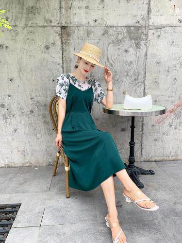 两件套连衣裙，女装连衣裙，贻思茗