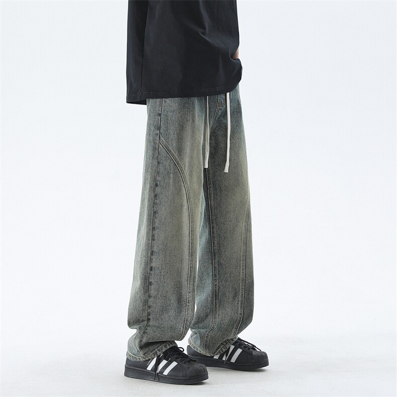 美式复古解构牛仔裤D325KZ2831P50,男装牛仔裤,电商D325