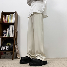 男生痞帅设计感西裤春夏款潮流百搭直筒宽松潮牌休闲裤XK302-P50，男装西裤，电商A178
