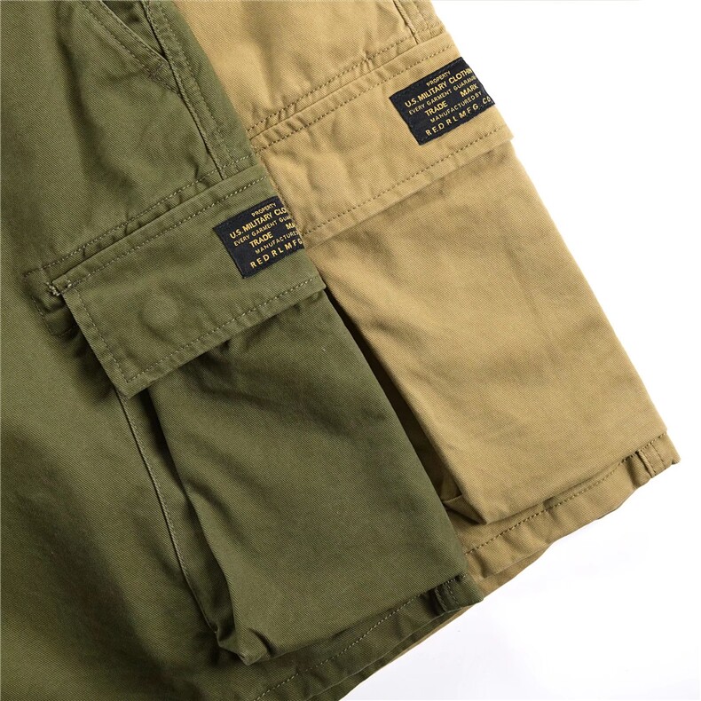 港风韩潮流复古日系百搭宽松直筒工装五分裤休闲裤潮BM333P48，男装牛仔裤，星座1013-5