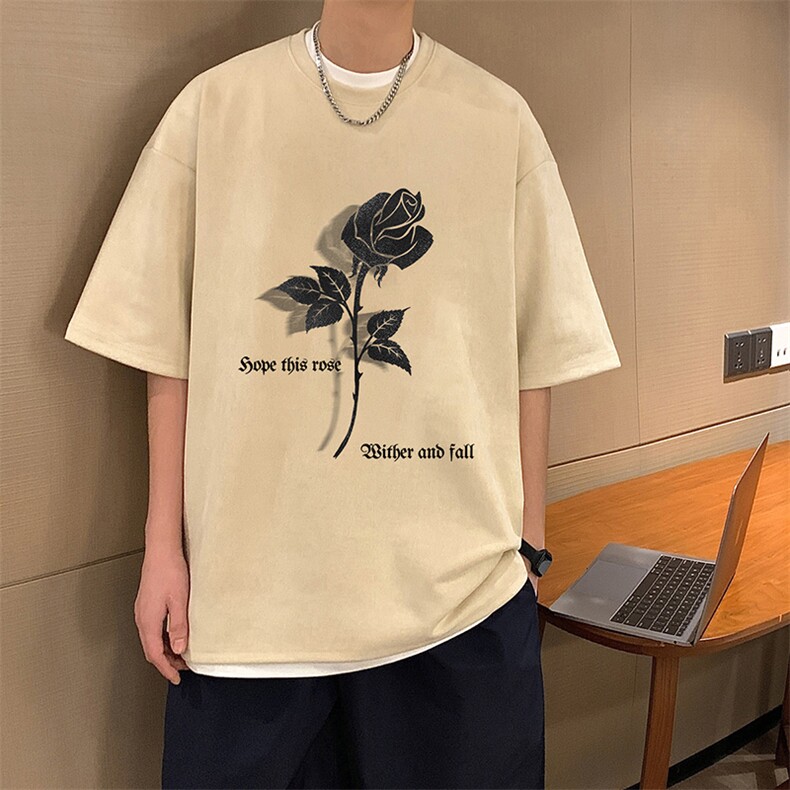 麂皮绒短袖t恤男大码半袖男JD82279-P25,男装T恤,电商A040