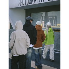 休闲拉链夹克情侣冲锋衣防风衣连帽外套JK90p65，男装夹克，电商D315