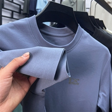 HPN12-12夏季新款男士T恤衫简约纯色男士短袖圆领通勤男装，男装T恤，电商B360
