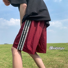 XZ616夏季新款经典三条杠速干面料五分裤休闲短裤TY887P25控38，男装休闲裤，星座512A（原616）