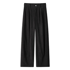 重磅500g灯芯绒保暖银狐绒男宽松休闲裤K24006J加绒-特P48控88，男装棉衣，电商A001