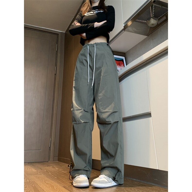 24潮牌欧美高街vibe工装抽绳伞兵裤BK2311-P60控88,男装工装外套,星座1002-1